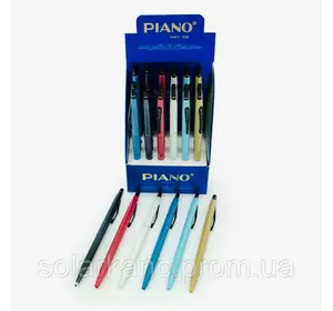 Ручка масленная "Piano PS-008" синий цв(2008-8) 1/1152/24