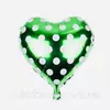 Куля фольгована "Heart" зелена (9036-1-4, 1/5000/50, 47 см.)