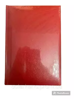 Щоденник датований А5 в линію червоний Linhg 176 арк папір білий