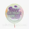 Кулі повітряні латексні "Balloons" (3022-2, 1/800/12, 12 дюймів, 2,5 г, з неоновим написом Happy birthday)