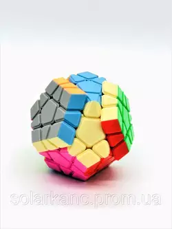Кубик-рубіка "Rui-hu cube" 12 сторін мега мікс (3029-1, 9 см 1/120)