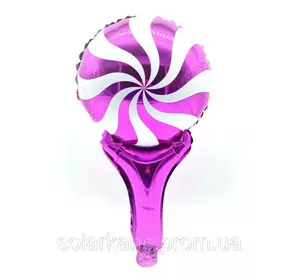 Куля фольгована "Lollipop" фіолетова (1/3000/50, 28 см.)