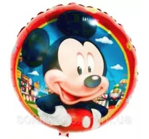 Куля фольгованна МІККИ "Mickey Mouse" (9036-27, 1/5000/50, 45 см. Діаметр)