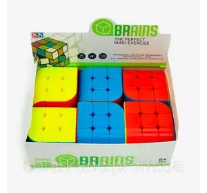Кубик-рубіка "Brains" заокруглені кути 3х3 (8120-6, 5.4*5.4 см 1/288/144/6)
