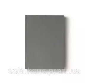 Щоденник датований А5 в линію срібний Linhg 176 арк папір білий